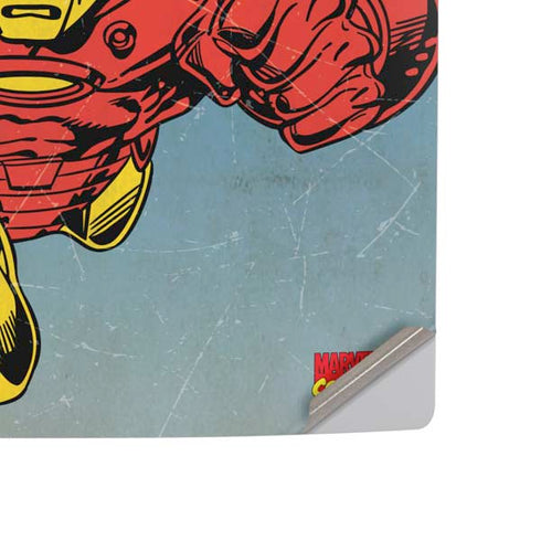 Marvel Classic Comics The Invincible Iron Man PS5 Slim Digital Edition Console Skin